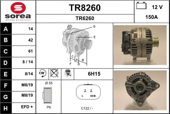 SNRA TR8260 - Генератор avtolavka.club