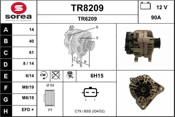 SNRA TR8209 - Генератор avtolavka.club