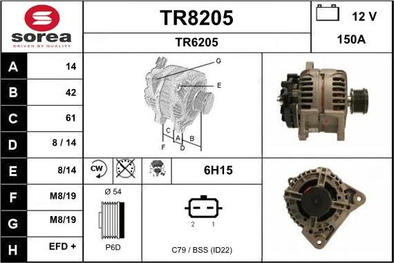 SNRA TR8205 - Генератор avtolavka.club