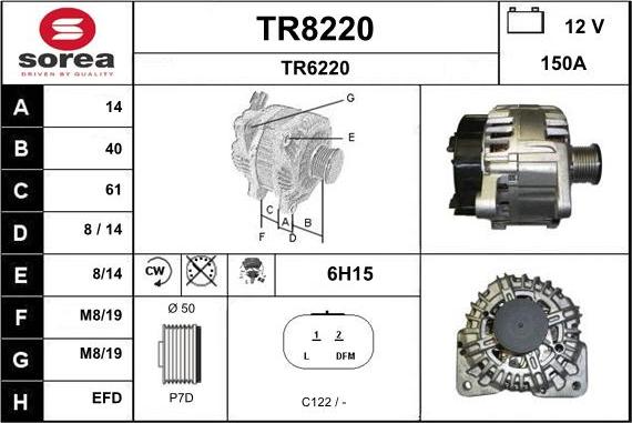 SNRA TR8220 - Генератор avtolavka.club