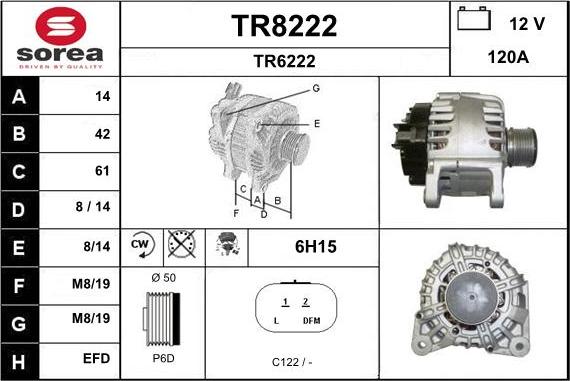 SNRA TR8222 - Генератор avtolavka.club