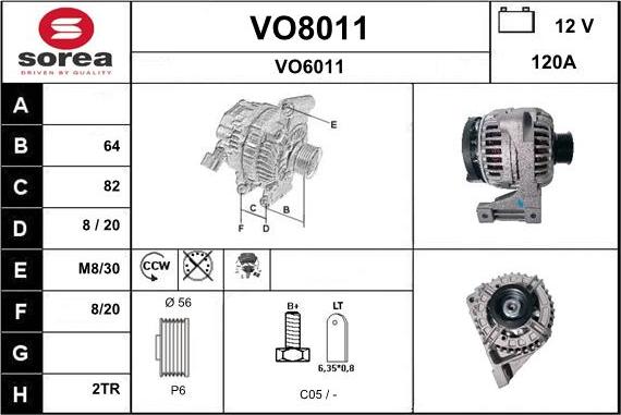 SNRA VO8011 - Генератор avtolavka.club