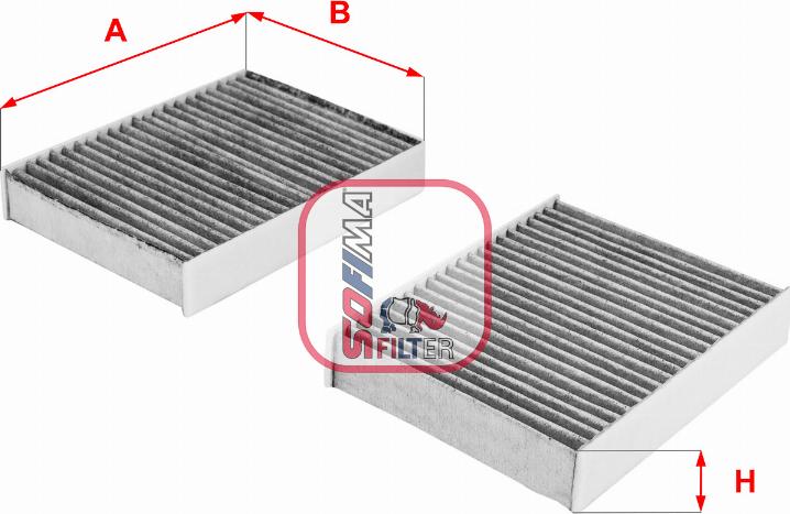 Sofima S 4104 CA - Фільтр, повітря у внутрішній простір avtolavka.club