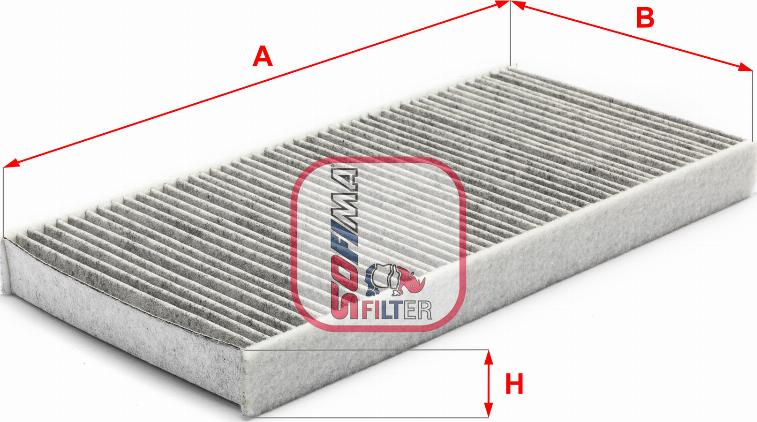 Sofima S 4106 CA - Фільтр, повітря у внутрішній простір avtolavka.club