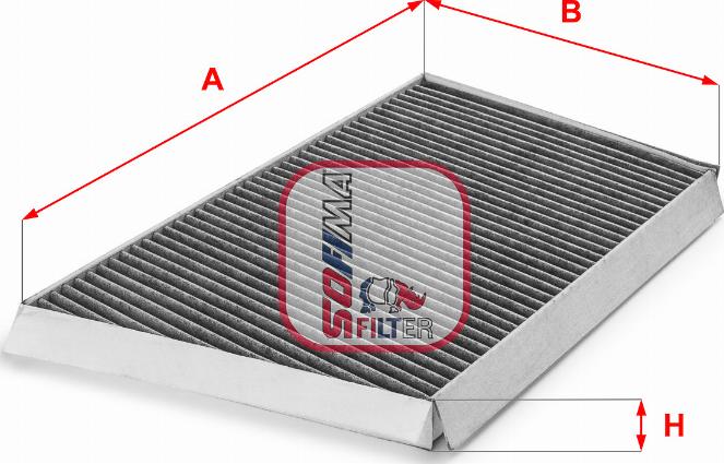 Sofima S 4131 CA - Фільтр, повітря у внутрішній простір avtolavka.club