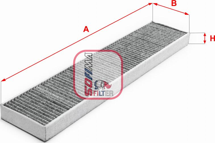 Sofima S 4317 CA - Фільтр, повітря у внутрішній простір avtolavka.club