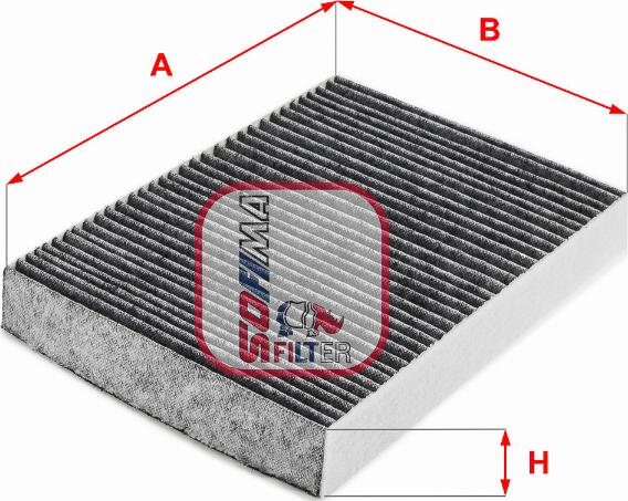 Sofima S 4249 CA - Фільтр, повітря у внутрішній простір avtolavka.club
