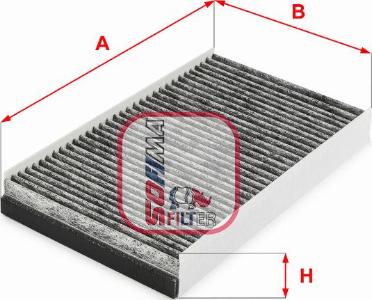 Sofima S 4267 CA - Фільтр, повітря у внутрішній простір avtolavka.club