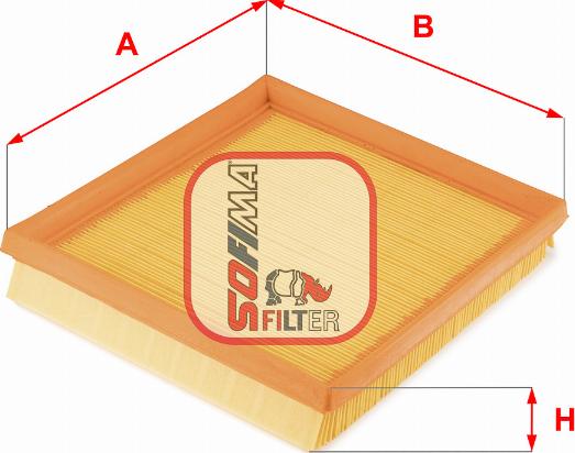 Sofima S 3713 A - Повітряний фільтр avtolavka.club