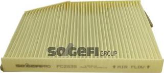 SogefiPro PC2838 - Фільтр, повітря у внутрішній простір avtolavka.club