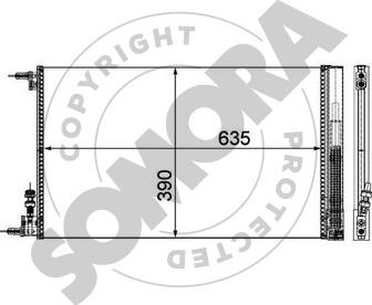 Somora 210860 - Конденсатор, кондиціонер avtolavka.club