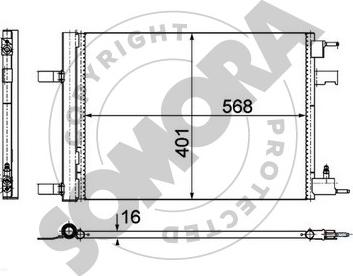 Somora 212060 - Конденсатор, кондиціонер avtolavka.club