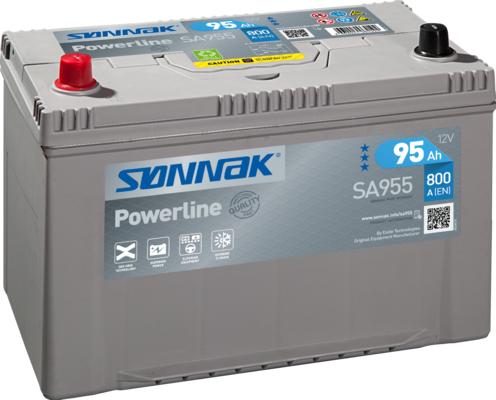 Sonnak SA955 - Стартерна акумуляторна батарея, АКБ avtolavka.club
