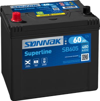 Sonnak SB605 - Стартерна акумуляторна батарея, АКБ avtolavka.club