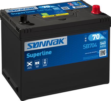 Sonnak SB704 - Стартерна акумуляторна батарея, АКБ avtolavka.club