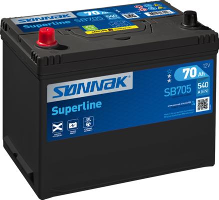 Sonnak SB705 - Стартерна акумуляторна батарея, АКБ avtolavka.club