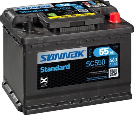 Sonnak SC550 - Стартерна акумуляторна батарея, АКБ avtolavka.club
