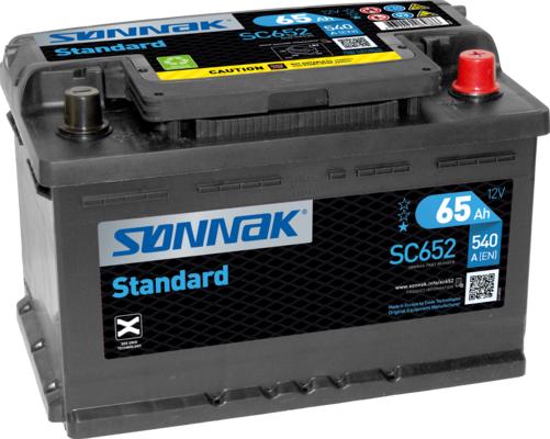 Sonnak SC652 - Стартерна акумуляторна батарея, АКБ avtolavka.club