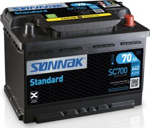 Sonnak SC700 - Стартерна акумуляторна батарея, АКБ avtolavka.club