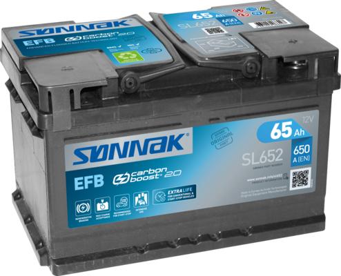 Sonnak SL652 - Стартерна акумуляторна батарея, АКБ avtolavka.club