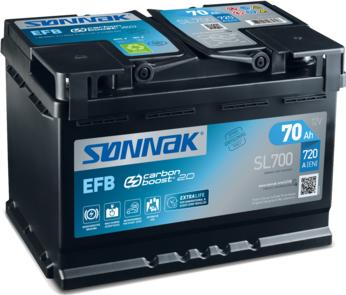 Sonnak SL700 - Стартерна акумуляторна батарея, АКБ avtolavka.club