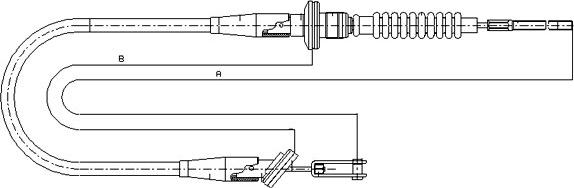 SONOVA CF00700 - Трос, управління зчепленням avtolavka.club