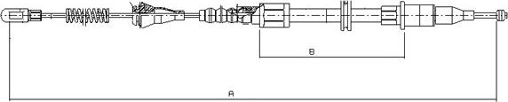 SONOVA CM11790 - Трос, гальмівна система avtolavka.club