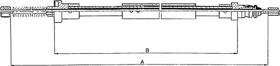 SONOVA CM13160 - Трос, гальмівна система avtolavka.club