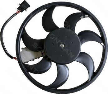 SONTIAN ZD168703 - Вентилятор, охолодження двигуна avtolavka.club