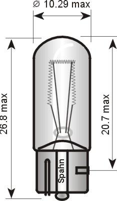 Spahn Glühlampen 5221L - Лампа розжарювання, ліхтар покажчика повороту avtolavka.club