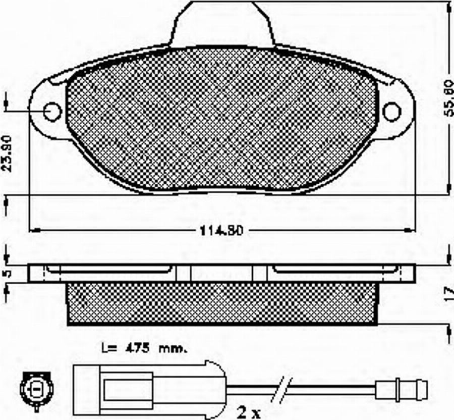 Spidan 32067 - Гальмівні колодки, дискові гальма avtolavka.club