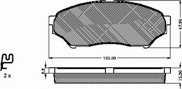 Spidan 32811 - Гальмівні колодки, дискові гальма avtolavka.club