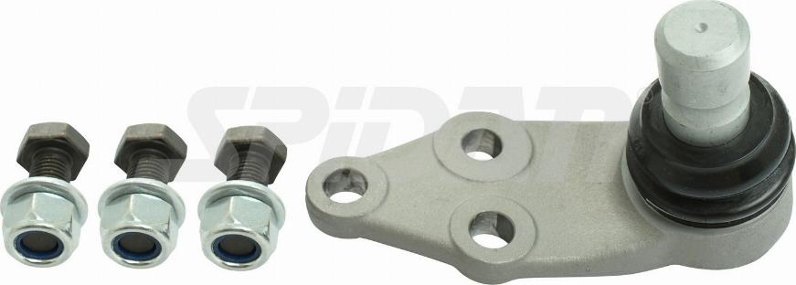 SPIDAN CHASSIS PARTS 62197 - Шарова опора, несучий / направляючий шарнір avtolavka.club