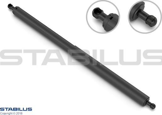 STABILUS 602047 - Газова пружина, кришка багажник avtolavka.club