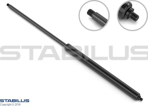 STABILUS 443837 - Газова пружина, кришка багажник avtolavka.club