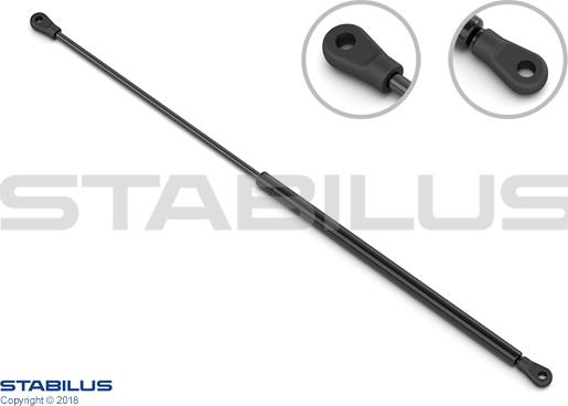 STABILUS 2308BA - Газова пружина, капот avtolavka.club