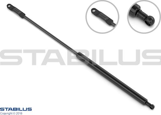 STABILUS 291854 - Газова пружина, кришка багажник avtolavka.club