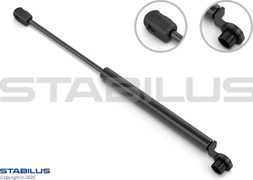 STABILUS 710102 - Газова пружина, кришка багажник avtolavka.club