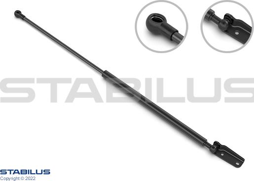 STABILUS 734018 - Газова пружина, кришка багажник avtolavka.club