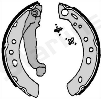 Starline BC 07090 - Комплект гальм, барабанний механізм avtolavka.club