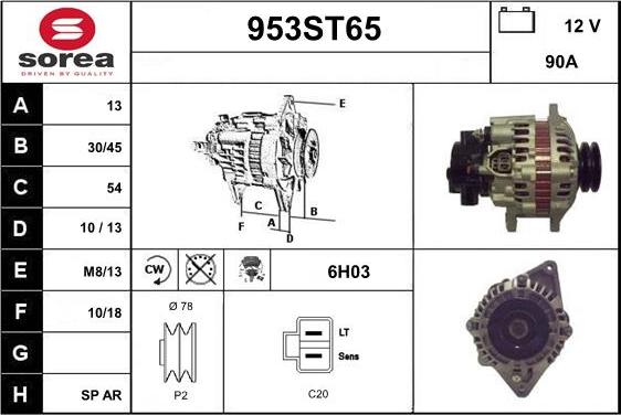 STARTCAR 953ST65 - Генератор avtolavka.club