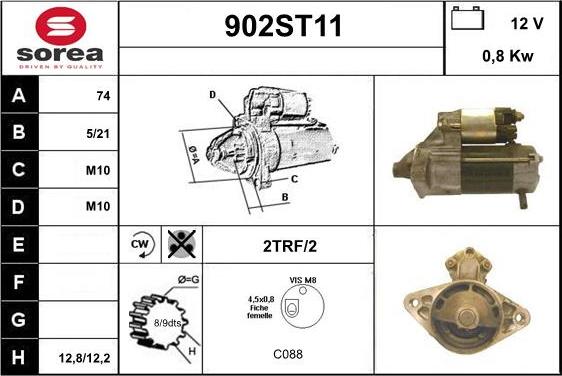 STARTCAR 902ST11 - Стартер avtolavka.club