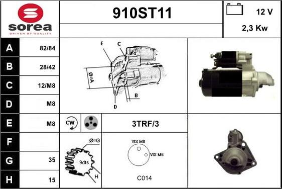 STARTCAR 910ST11 - Стартер avtolavka.club