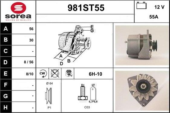 STARTCAR 981ST55 - Генератор avtolavka.club