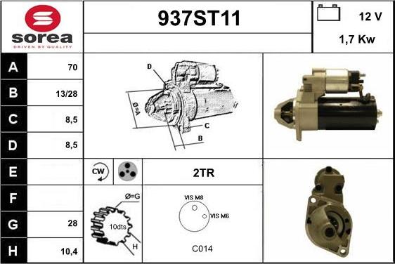 STARTCAR 937ST11 - Стартер avtolavka.club