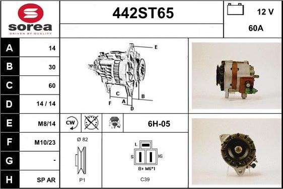 STARTCAR 442ST65 - Генератор avtolavka.club