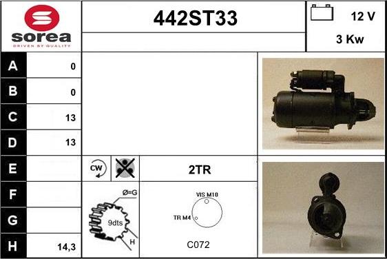 STARTCAR 442ST33 - Стартер avtolavka.club