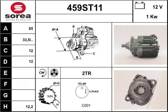 STARTCAR 459ST11 - Стартер avtolavka.club