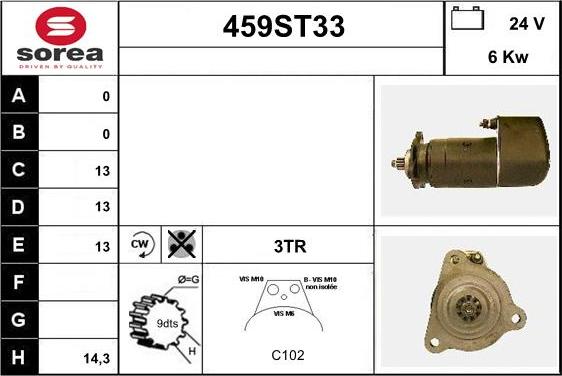 STARTCAR 459ST33 - Стартер avtolavka.club