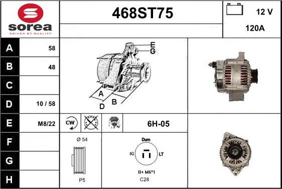 STARTCAR 468ST75 - Генератор avtolavka.club